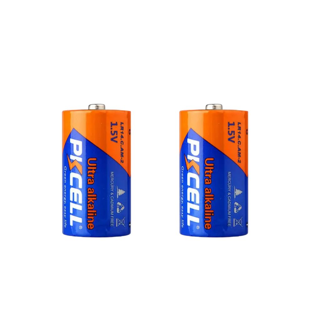 BATTERY - 1.5V  C Size Alkaline 2 Pack