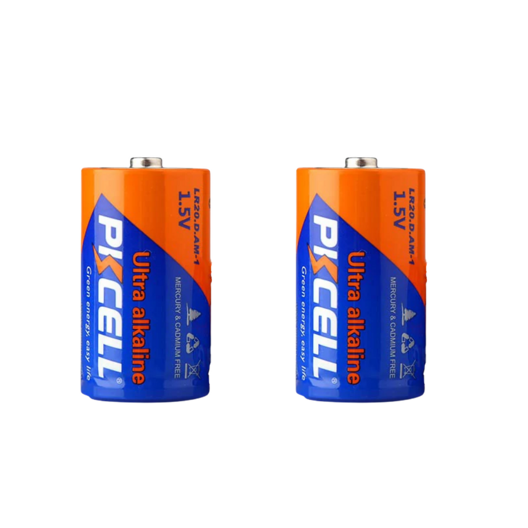 BATTERY - 1.5V  D Size Alkaline 2 Pack