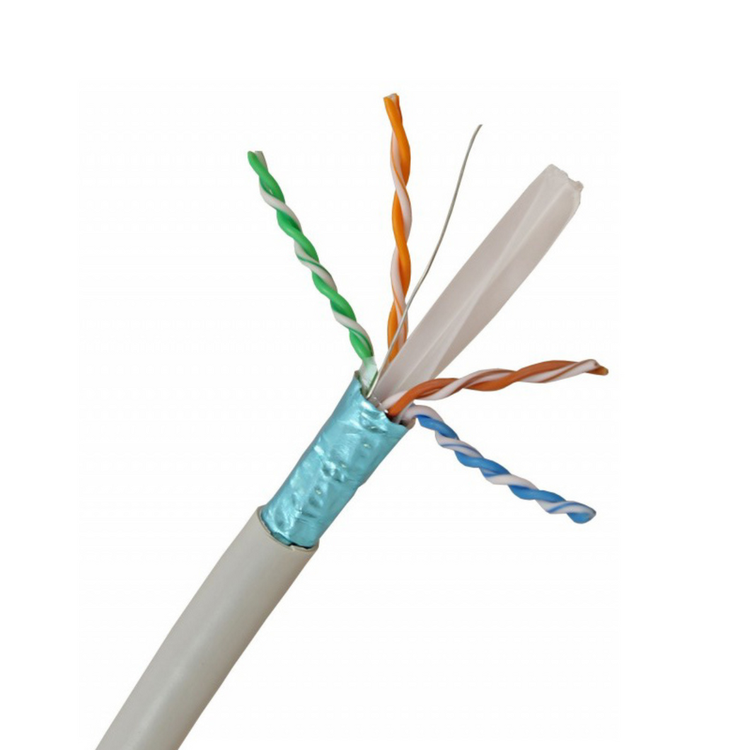 CABLE CAT6E - CCA F/UTP /100m