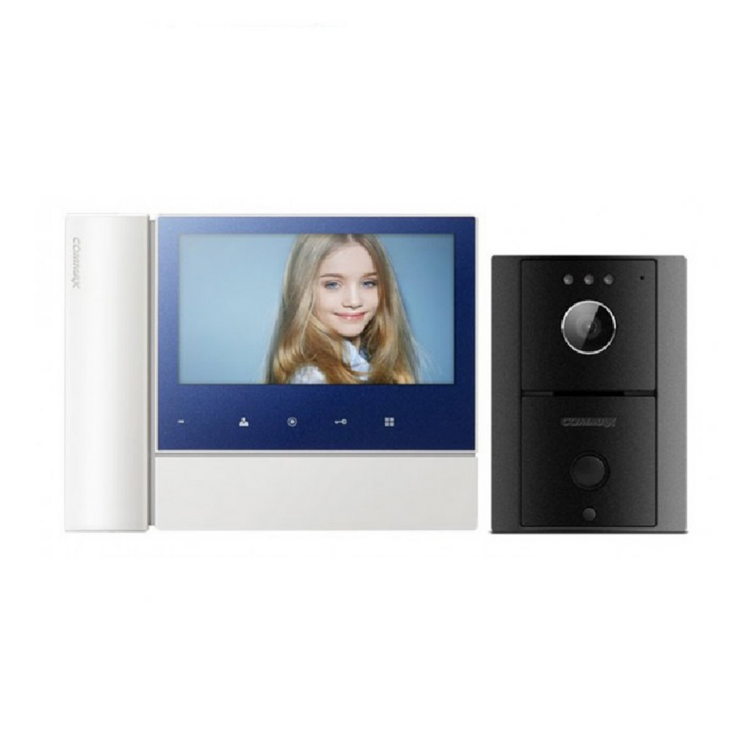 COMMAX - Colour 7in LED Touch Button Video Kit