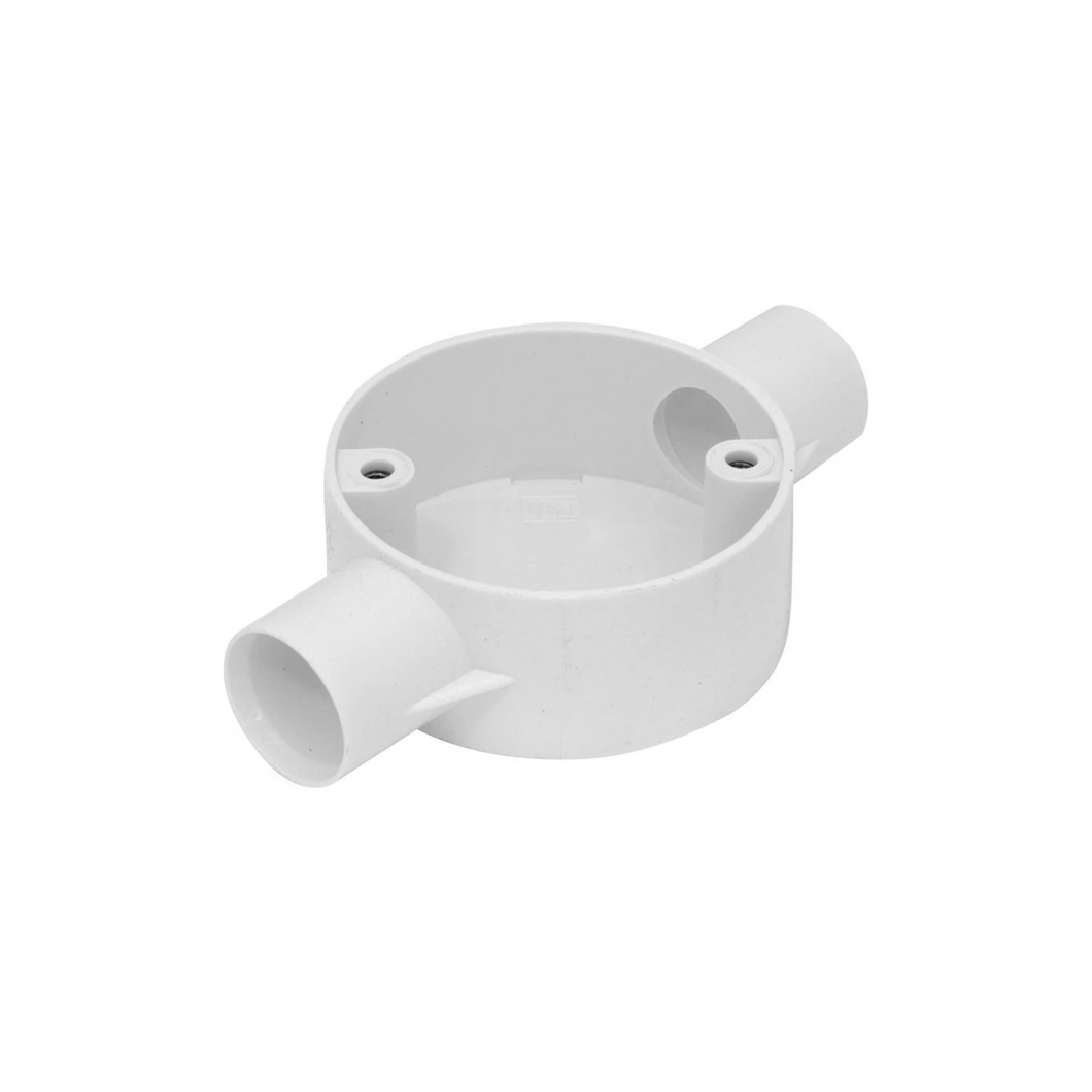 CONDUIT PVC - 20mm 2 Way Box