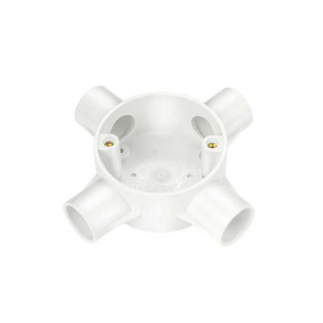 CONDUIT PVC - 20mm 4 Way Box