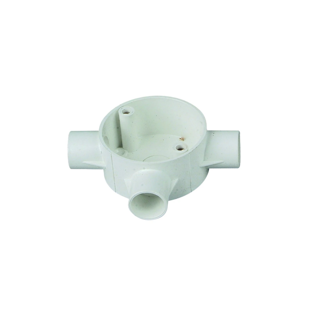 CONDUIT PVC - 25mm 3 Way Box