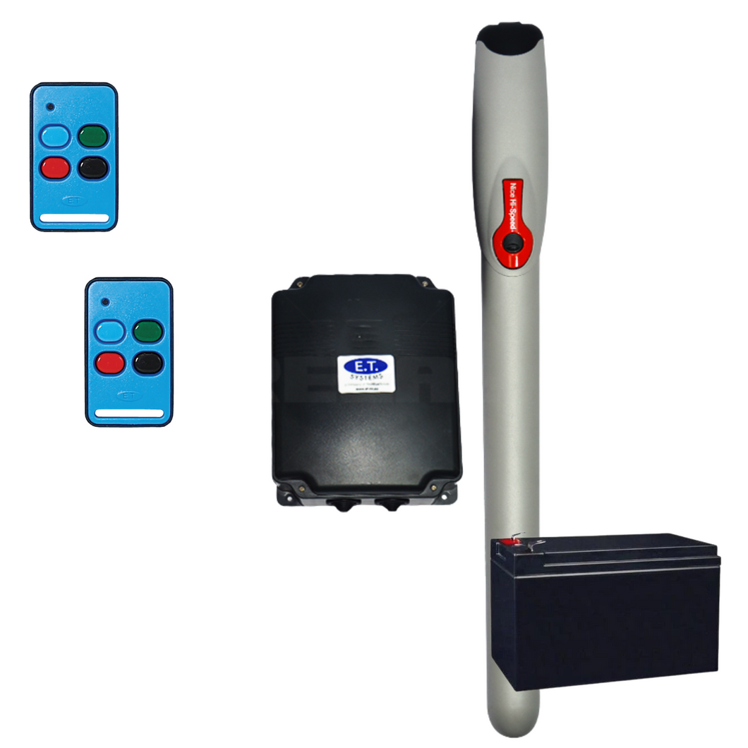 ET WINGO Single Swing Gate Motor Kit- Leaf 1m 500kg 3m 200kg
