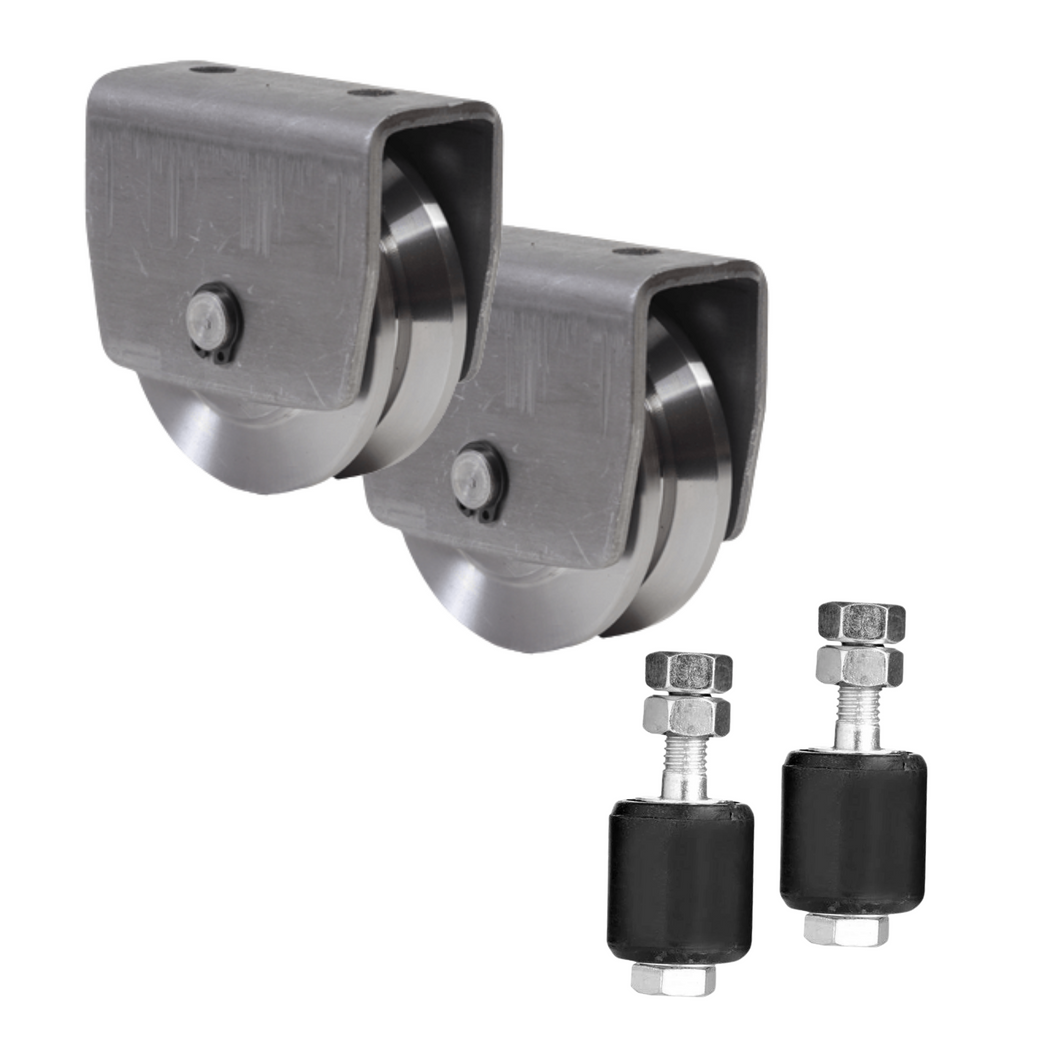 Gate Wheel Kit - 80MM V-Profile