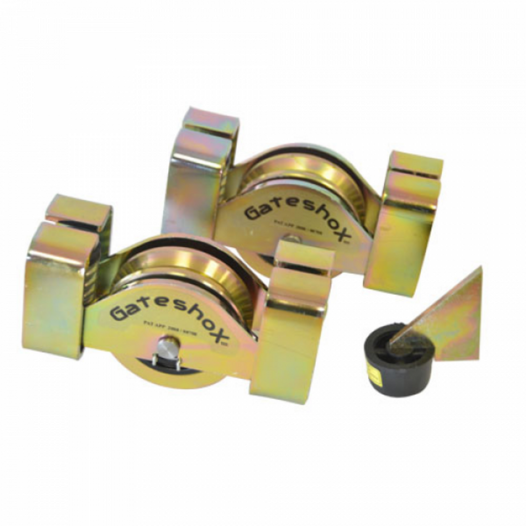 Gate Wheel Kit - Gate Shox Plain Steel WheelSet incl.Endstop