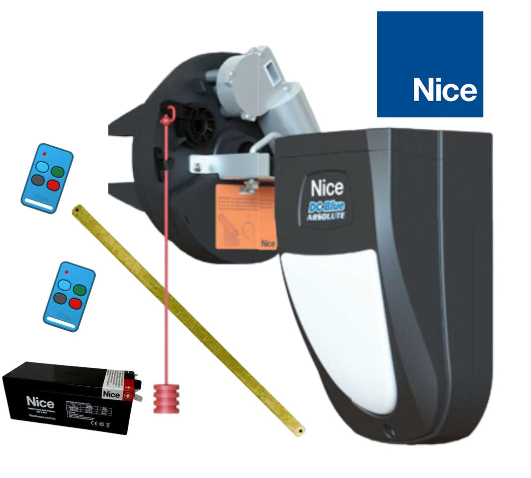 ET DC Blue ABSOLUTE Roll-Up GDO Kit-Weight ((24V Battery))