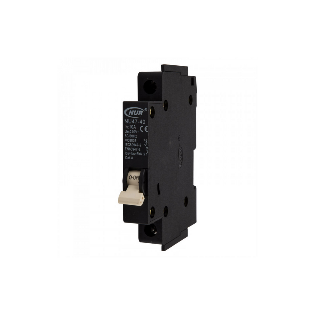 NUR - MINI RAIL 10A CIRCUIT BREAKER