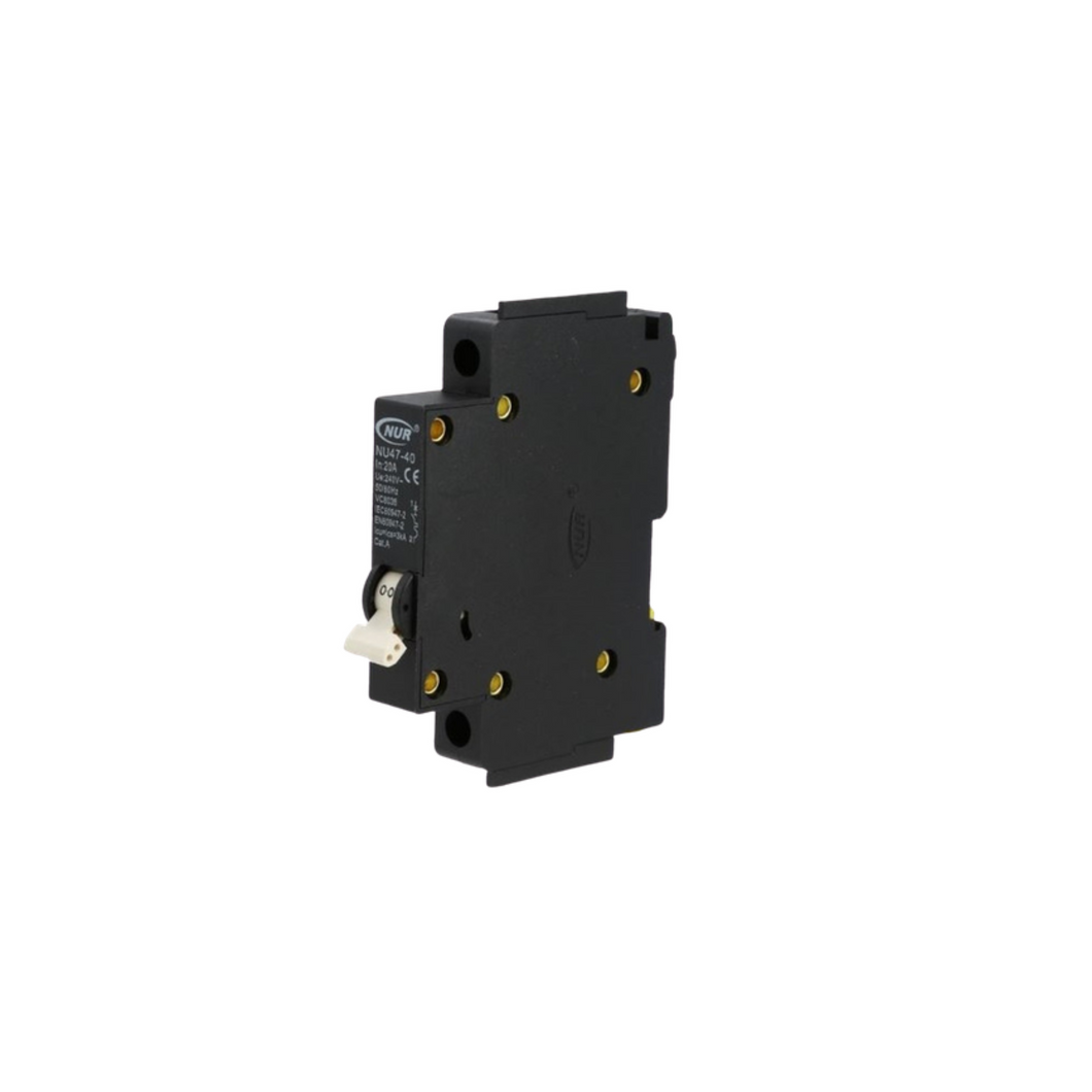 NUR - MINI RAIL 20A CIRCUIT BREAKER