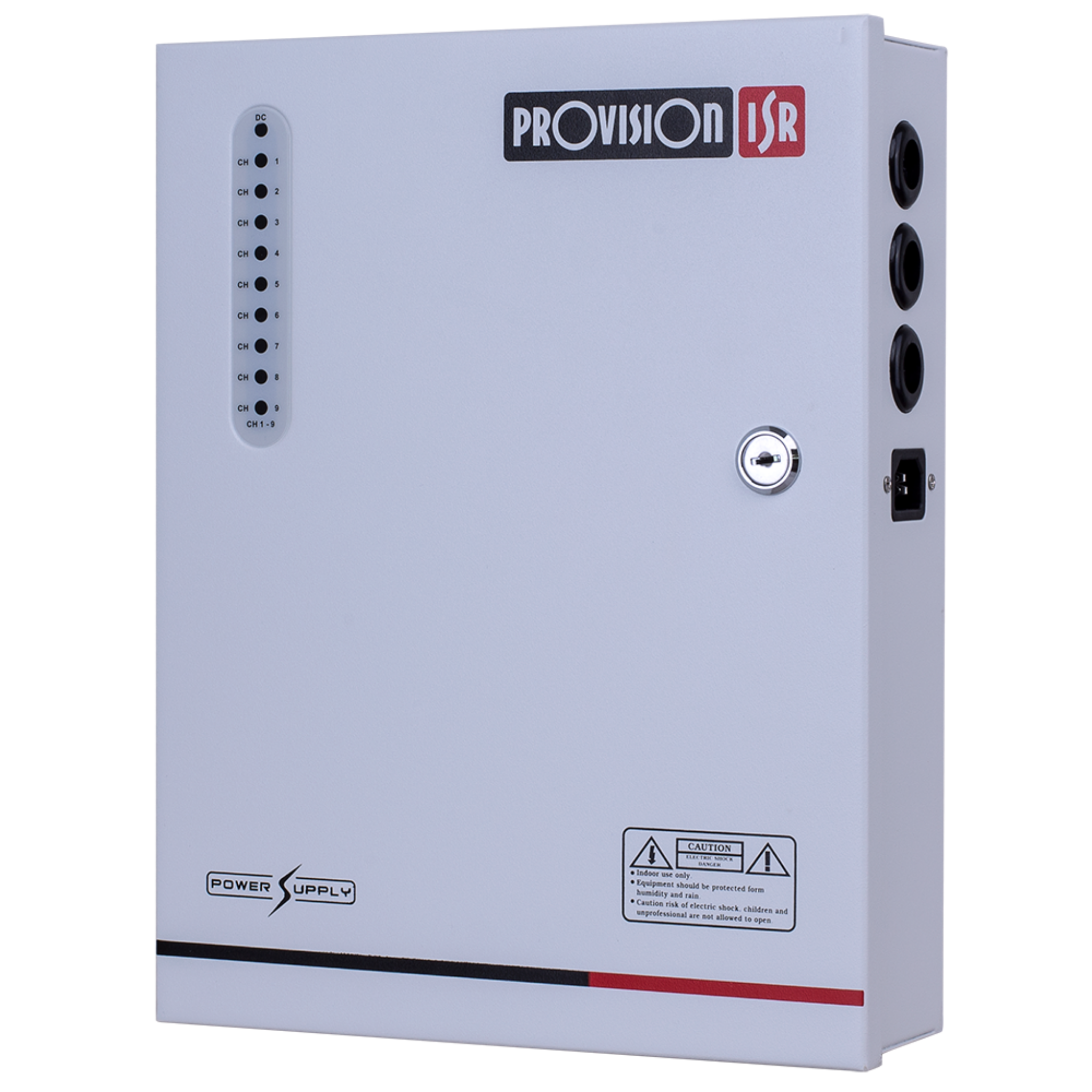PROVISION - 9 Way 10Amp 12V Distribution Box with AC lead – Security ...