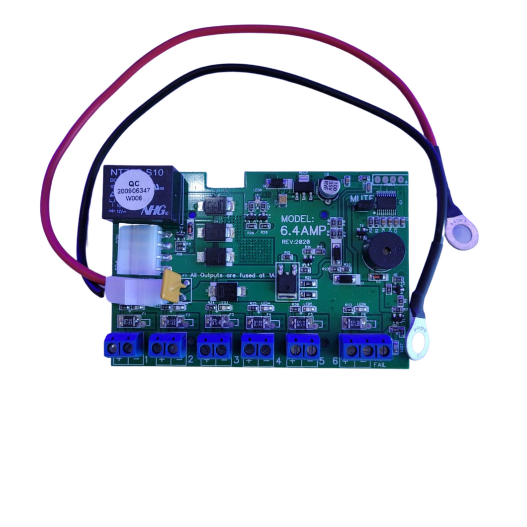 SHERLO PCB - 6.4A  13.8 - 14.2VDC