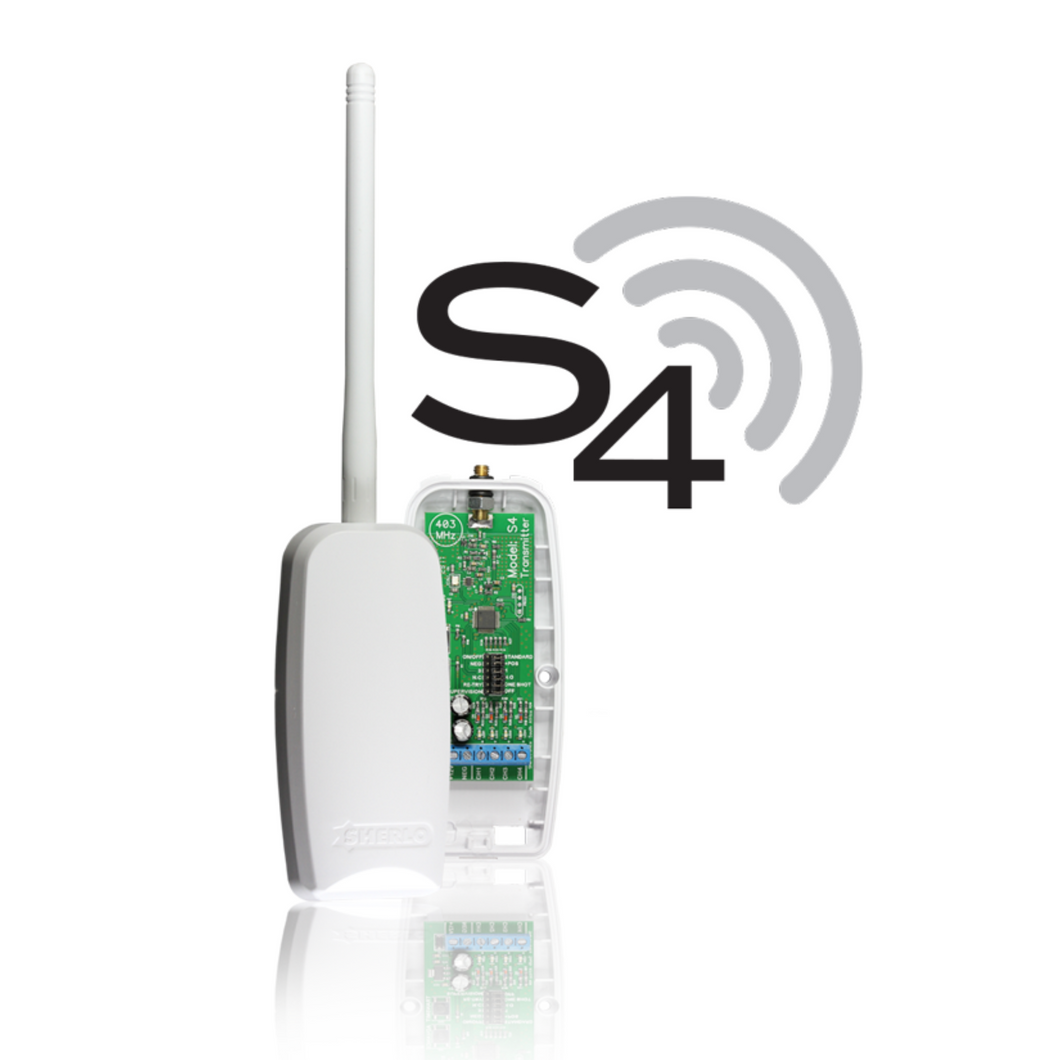 SHERLO - TX4 Stand-alone Transmitter N/O Inputs + N/C Inputs