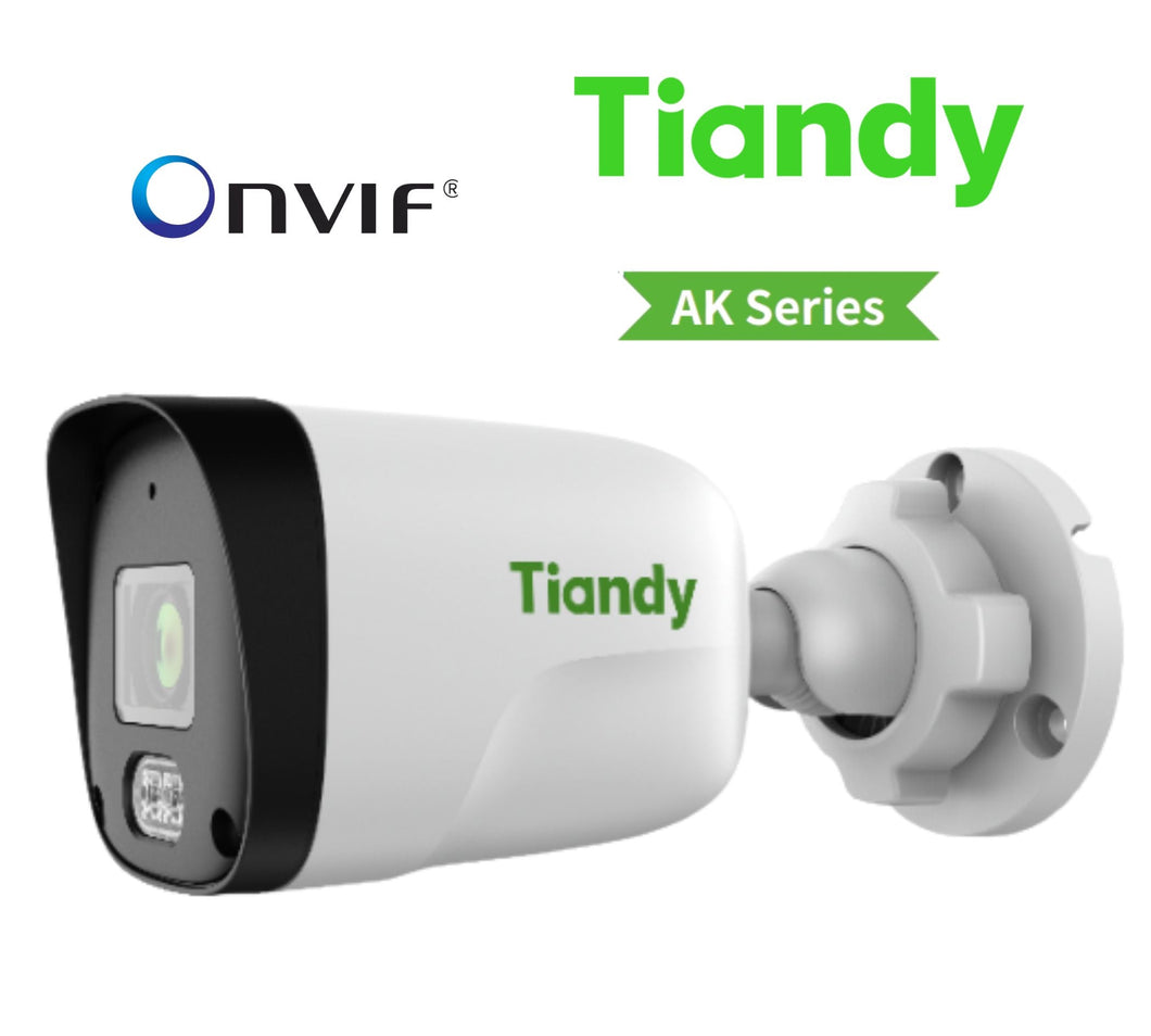 Tiandy 2MP IP Bullet Camera 2.8mm, 30M IR - Motion TC-C321N