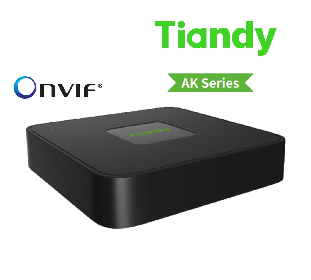 Tiandy 8CH Embedded Linux NVR 8 POE - Up to 6MP 4K TC-R3108